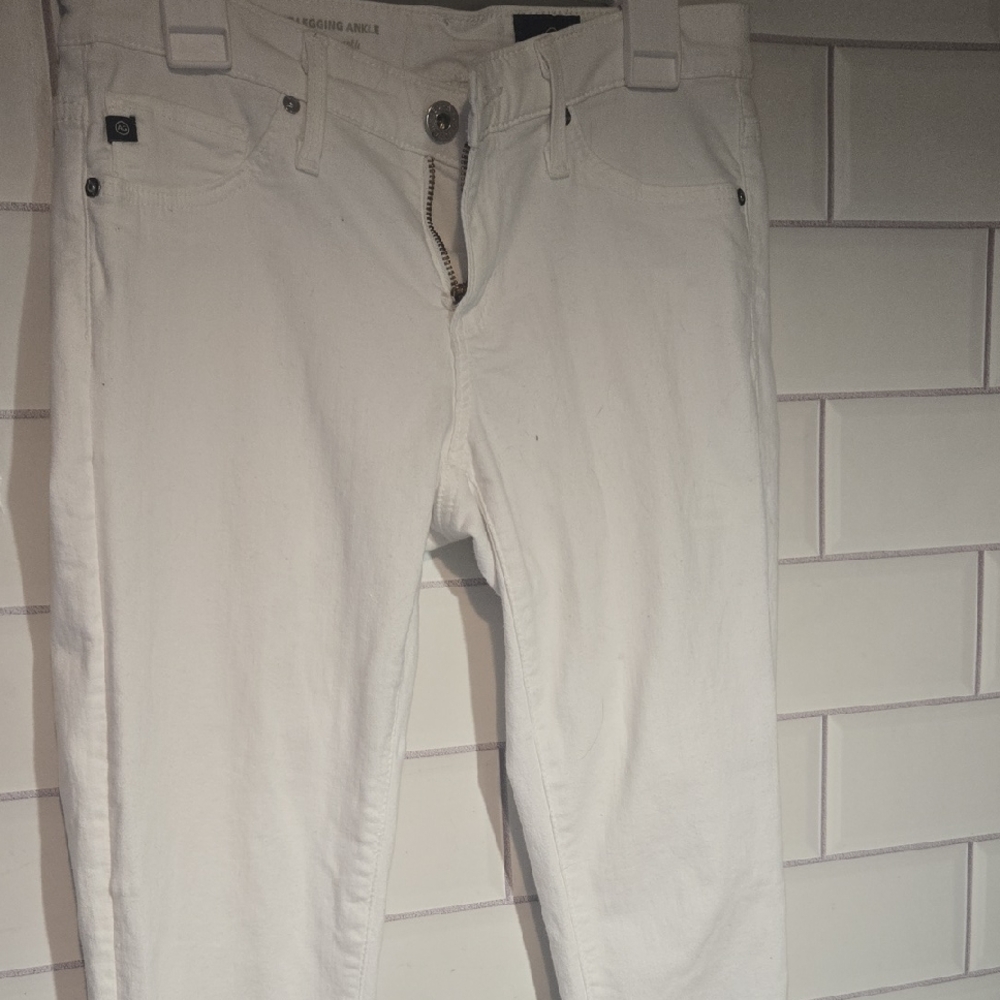 AG Adriano Goldschmied Women's White Jeggings